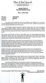 James Taylor & The New Mastersounds : Fire / Foxy Lady (7")