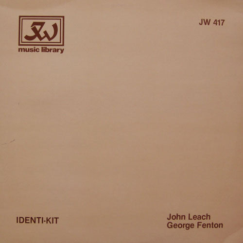 John Leach And George Fenton : Identi-Kit (LP, RE)