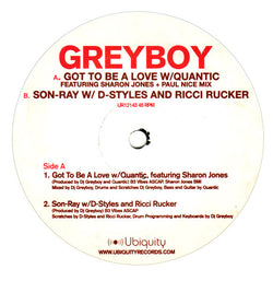 Greyboy : Got To Be A Love / Son-Ray (12