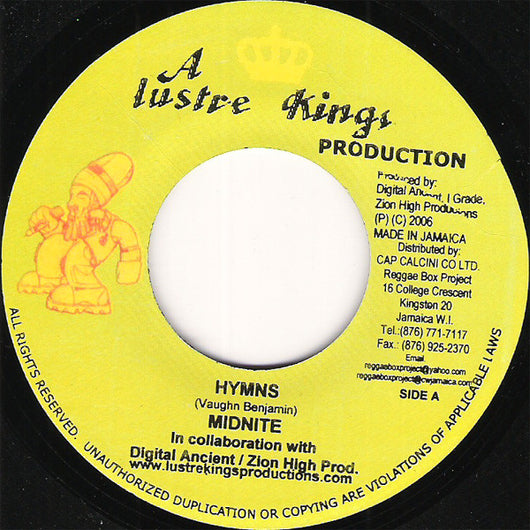 Midnite (2) / Princess Menen : Hymns / Time So Perilous (7