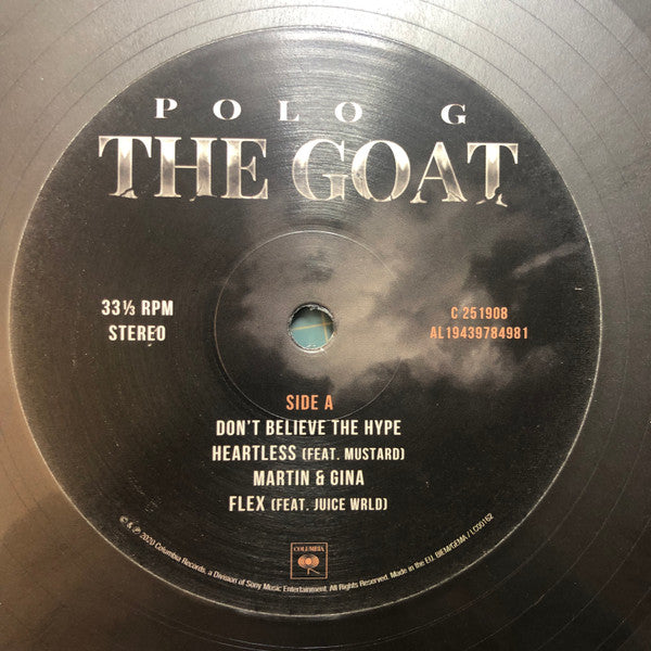 欧2discs LP Polo G THE GOAT 19439784981 Columbia /00520 Vinyl | Polo G | The Goat