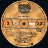 Tony Wilson (3) :  I Like Your Style (LP, Album, Emb)
