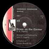 Creedence Clearwater Revival : Down On The Corner/Fortunate Son  (7", Single)