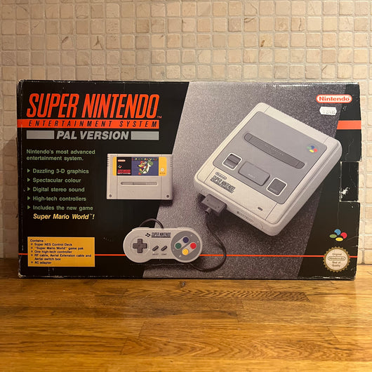 Boxed Snes Console (with Mario World)