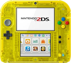 Nintendo 2DS Console (Crystal Yellow, Pikachu Edition)