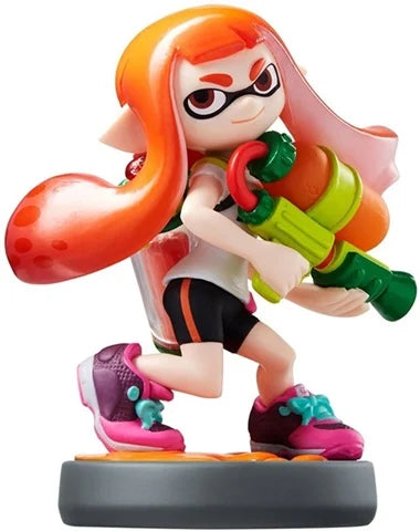 Inkling Girl (Orange) Splatoon Amiibo