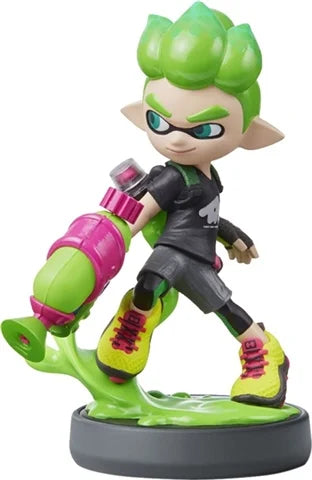 Inkling Boy (Lime Green) Splatoon Amiibo