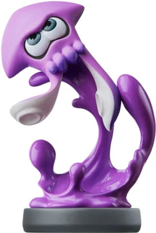 Squid Neon Purple Splatoon Amiibo