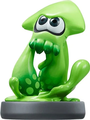 Squid (Green) Splatoon Amiibo