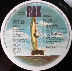 Racey : Smash And Grab (LP, Album)