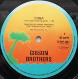 Gibson Brothers : Cuba (12", Single, Com)