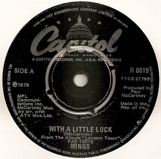 Wings (2) : With A Little Luck (7