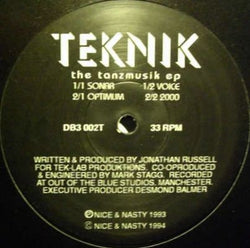 Jonteknik : The Tanzmusic EP (12
