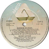 Secret Affair : Business As Usual (LP, Album)