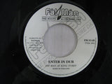 Barry Brown / Fat Man* : No Wicked Shall Enter The Kingdom Of Zion / Enter In Dub (7", Single, RE)