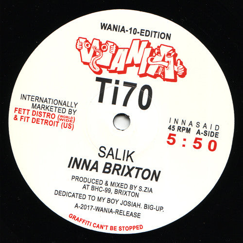 Salik / DJ Sotofett : Inna Brixton / Acid Site Mix (10