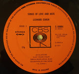 Leonard Cohen : Songs Of Love And Hate (LP, Album)