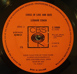 Leonard Cohen : Songs Of Love And Hate (LP, Album)