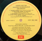 Richard Loring (2) With Guest Stars Bruce Millar - Alvon Collison : Joseph And The Amazing Technicolor Dreamcoat (LP, Album, RP)