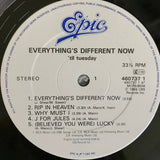 'Til Tuesday : Everything's Different Now (LP, Album)