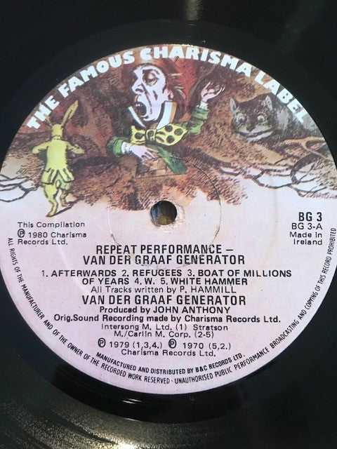 Van Der Graaf Generator : Repeat Performance (LP, Comp)