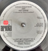 Sarah Brightman & Hot Gossip : I Lost My Heart To A Starship Trooper (7", Single)