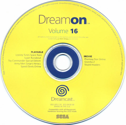 Dream On Volume 16 - Dreamcast
