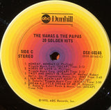 The Mamas & The Papas : 20 Golden Hits (2xLP, Comp, Ter)
