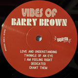Barry Brown : Vibes Of Barry Brown (LP, Album, RE)