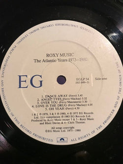 Roxy Music : The Atlantic Years 1973 - 1980 (LP, Comp, Car)