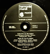 Gaspard Le Roux - William Christie, Arthur Haas : Suites Pour Deux Clavecins (LP, RE)