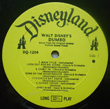 Ned Washington, Frank Churchill And Oliver Wallace : Walt Disney's Dumbo (LP)