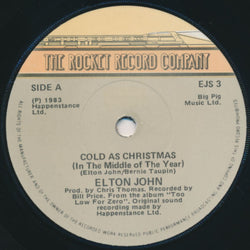 Elton John : Cold As Christmas (In The Middle Of The Year) (7