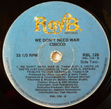 Chicco (3) : We Don't Need War  (LP, Album)