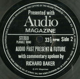 Richard Baker (7) : Audio Past Present & Future - Presented with Audio Magazine (Flexi, 7")
