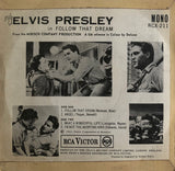 Elvis Presley : Follow That Dream (7", EP, Mono)