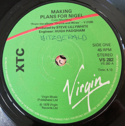 XTC : Making Plans For Nigel (7