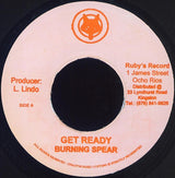 Burning Spear : Get Ready (7", Single, RP)