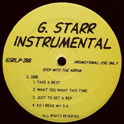 Gang Starr : Step In The Arena (Instrumental) (2xLP, RE, Unofficial)