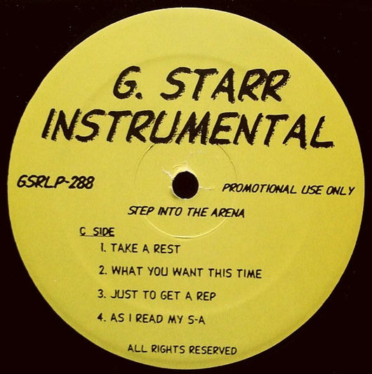 Gang Starr : Step In The Arena (Instrumental) (2xLP, RE, Unofficial)