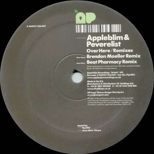 Appleblim & Peverelist : Over Here (Remixes) (12