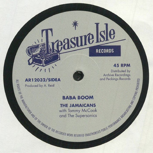 The Jamaicans With Tommy McCook And The Supersonics / The Techniques & The Supersonics : Baba Boom / Travelling Man  (12