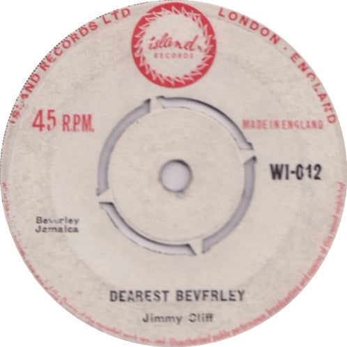 Jimmy Cliff : Dearest Beverley / Hurricane Hatty (7