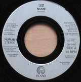 U2 : Numb (7", Jukebox, Promo)