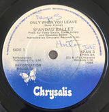 Spandau Ballet : Only When You Leave (7", Single, Dou)