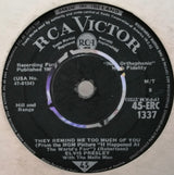 Elvis Presley With The Mello Men* : One Broken Heart For Sale (7", Single)
