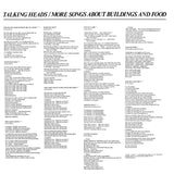 Talking Heads : More Songs About Buildings And Food (LP, Album, Ltd, RE, RP, Red)