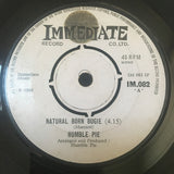 Humble Pie : Natural Born Bugie (7", Single,  )