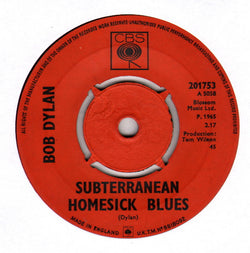 Bob Dylan : Subterranean Homesick Blues (7