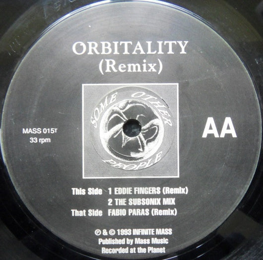Some Other People : Orbitality (Remix) (12